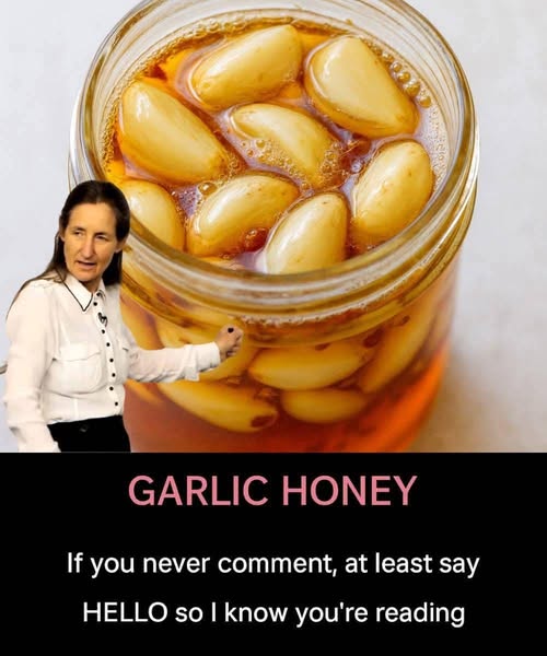 Eat garlic and honey on an empty stomach for 7 days 🍯🧄 To keep receiving my recipes, you just need to say one thing…