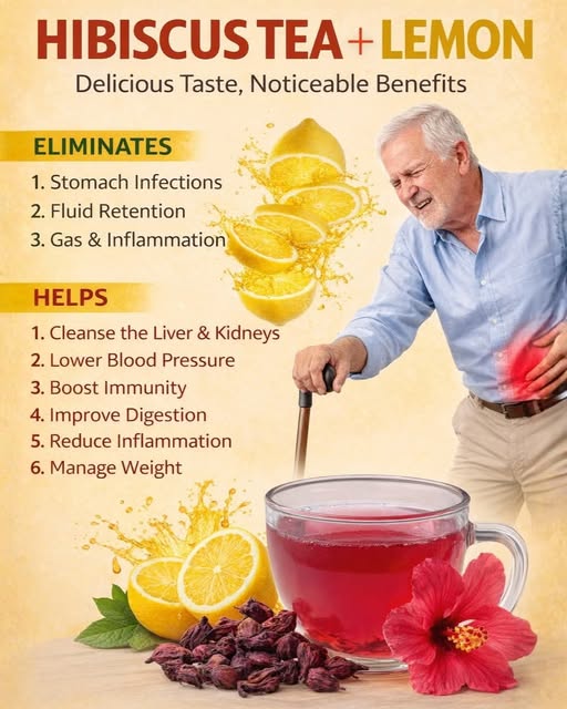 Hibiscus and Lemon: A Very Powerful Combination Everyone Should Know 🌺🍋👇👇👇