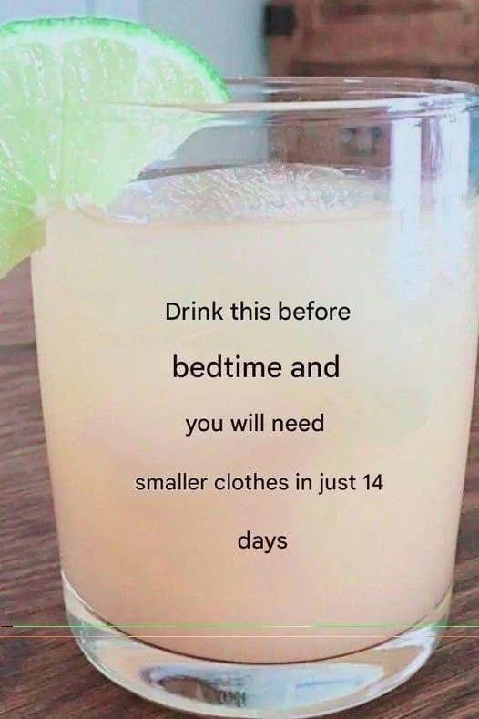 Bedtime Drink That Helps Reduce Belly Fat Naturally 🌙🔥