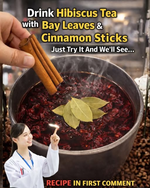 Hibiscus, cinnamon and bay leaf tea  Hibiscus, Cinnamon and Bay Leaf Tea: A Powerful Natural Drink for Daily Health