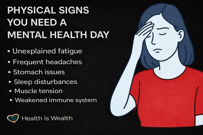 Physical Signs You May Need a Mental Health Day