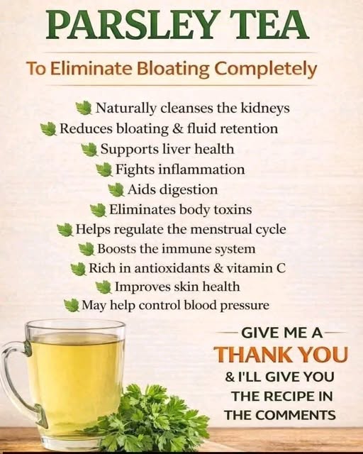 The Ultimate Parsley Tea Recipe to Eliminate Swelling