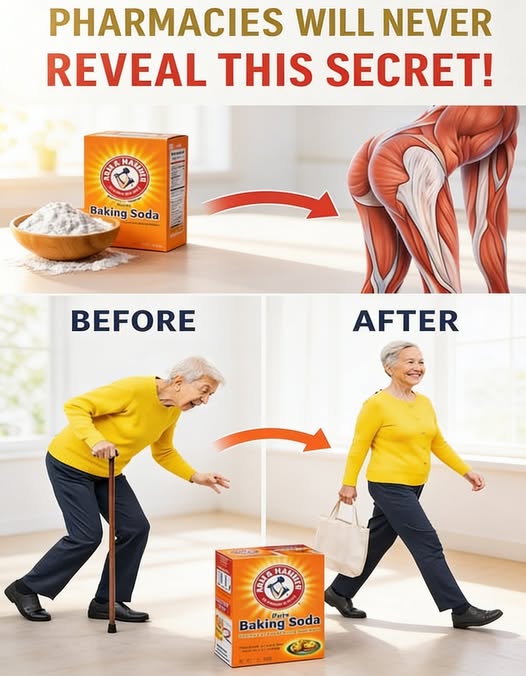 SENIORS, Use BAKING SODA Like THIS and Watch 13 Health Problems Disappear!