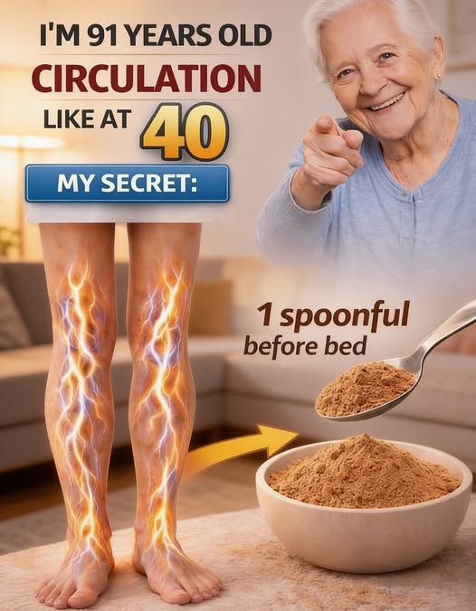 SENIOR CITIZENS: Eat This Before Bed to Increase Blood Flow and Improve Circulation in Your Legs and Feet in Just 24 Hours 