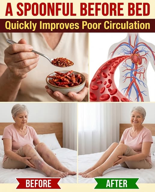 SENIORS, Eat THIS Before Bed to Support Better Blood Flow in Your Legs and Feet
