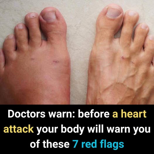  Doctors Warn: Before a Heart Attack, Your Body Will Warn You With These 7 Red Flags