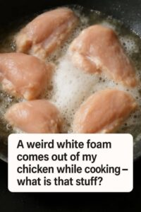  A Weird White Foam Comes Out of Chicken&hellip;